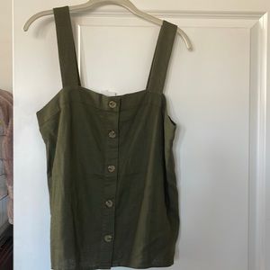 J.Crew factory apron style camisole top
